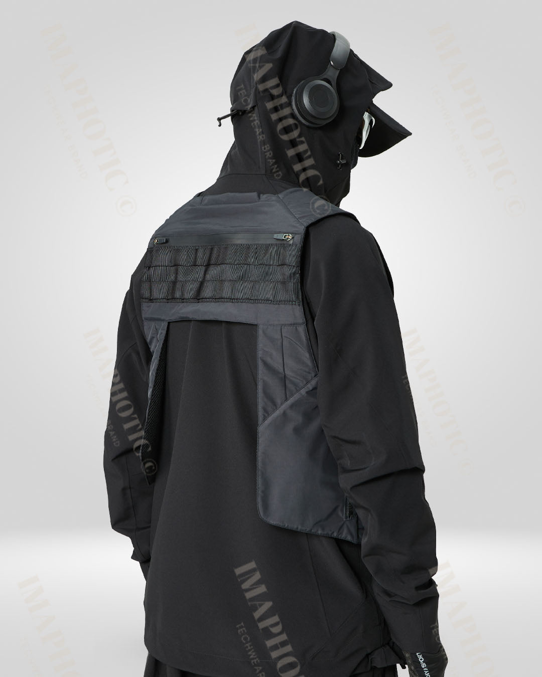 Gilet Molle Tactique -  gilet technique ajustable - Gilet Molle Tactique Imperméable pour Aventures Extérieures