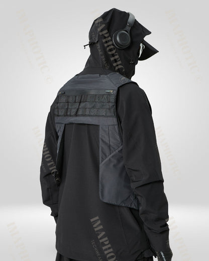 Gilet Molle Tactique -  gilet technique ajustable - Gilet Molle Tactique Imperméable pour Aventures Extérieures