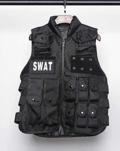 Gilet Multi-Poches Essentiel de l'Explorateur -  gilet noir - Gilet Multi-Poches Confortable pour Aventures en Plein Air