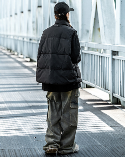 Gilet Puffer Unisexe Hiver Ajusté - vêtement pour temps froid - Gilet Puffer Unisexe Hiver Confortable et Stylé