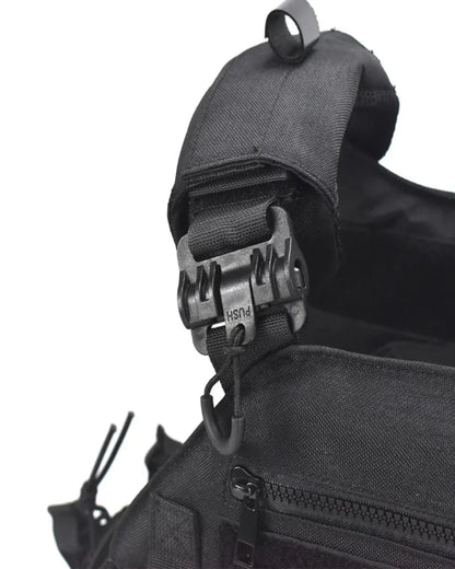 Gilet Tactique Élite Aventure -  durabilité - Gilet Tactique Aventure pour Exploration Urbaine