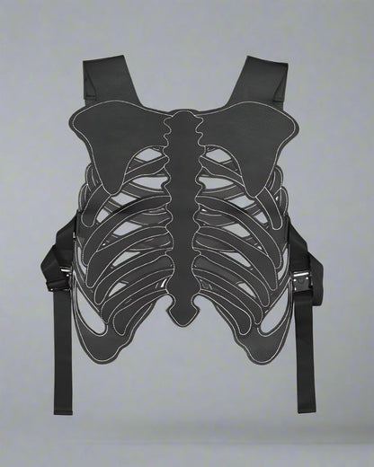Gilet Tech Stylé Brodé - gilet durable - Gilet Techwear Ajustable au Design Futuriste