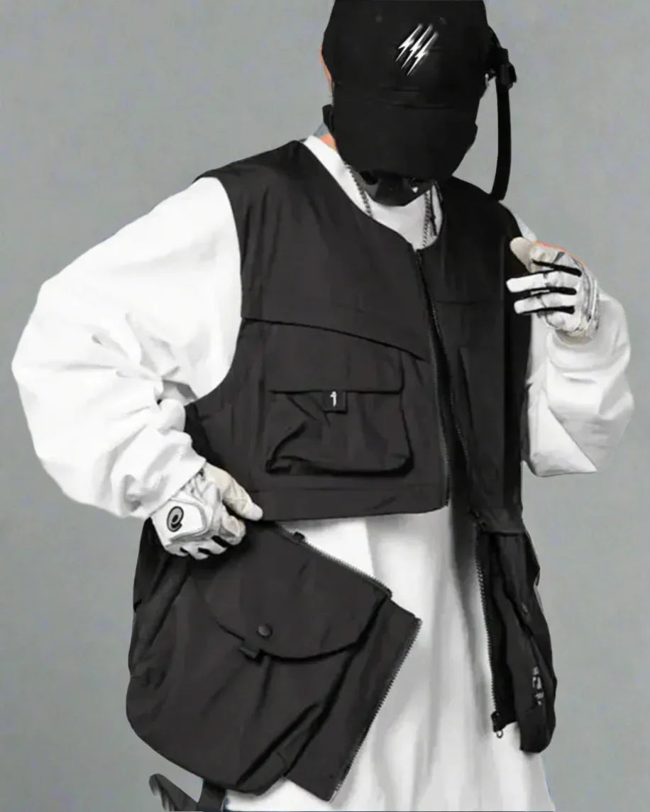 Gilet Urbain Essentiel Tech - gilet léger - Gilet Techwear Urbain Léger et Résistant à l'Eau