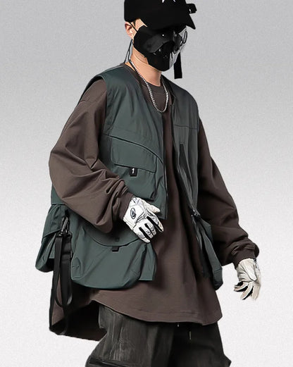 Gilet Urbain Essentiel Tech - gilet techwear - Gilet Techwear Urbain Léger et Résistant à l'Eau