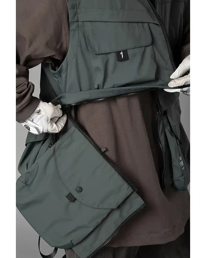 Gilet Urbain Essentiel Tech -  vêtements légers - Gilet Techwear Urbain Léger et Résistant à l'Eau