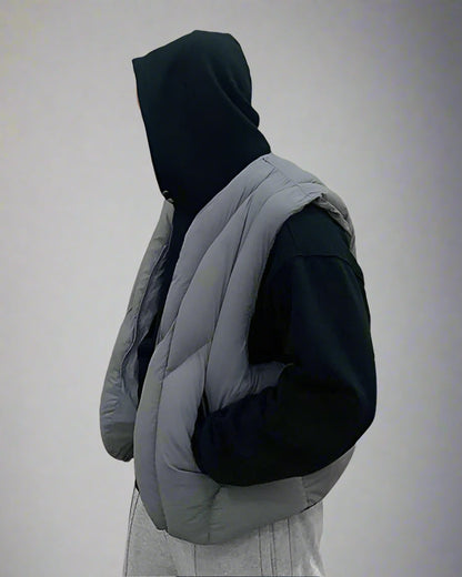 Gilet Utilitaire Hiver Polyvalent - gilet chaud urbain - Gilet Utilitaire Hiver Polyvalent pour Style Urbain