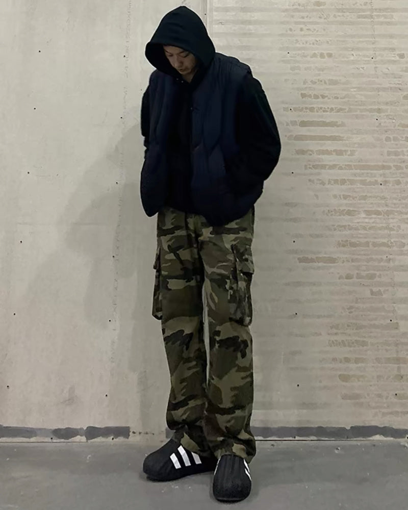 Gilet Utilitaire Hiver Polyvalent -  streetwear - Gilet Utilitaire Hiver Polyvalent pour Style Urbain