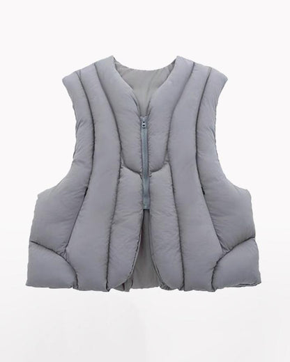 Gilet Utilitaire Hiver Polyvalent -  veste d'hiver polyvalente - Gilet Utilitaire Hiver Polyvalent pour Style Urbain