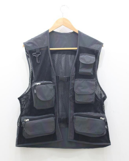 Gilet Utilitaire Réfléchissant Lumineux - gilet - Gilet Utilitaire Réfléchissant pour un Style Urbain