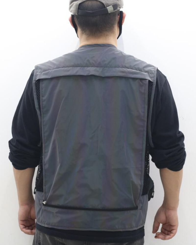 Gilet Utilitaire Réfléchissant Lumineux -  vêtements urbains - Gilet Utilitaire Réfléchissant pour un Style Urbain
