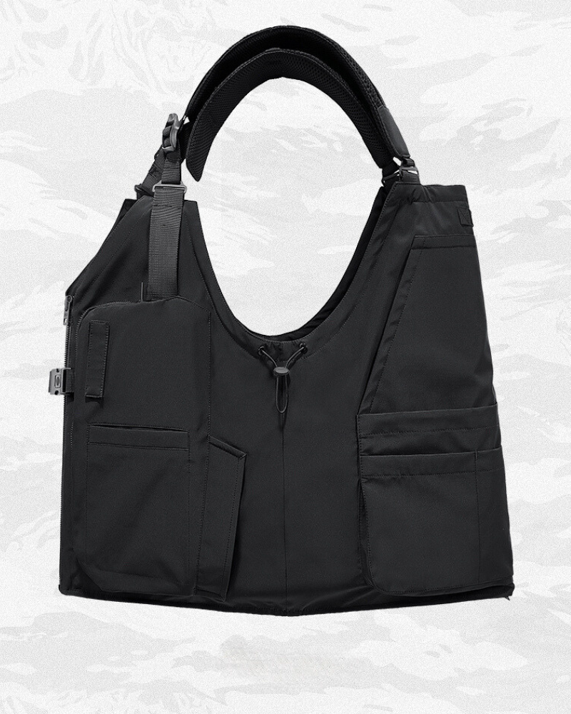 Gilet Utilitaire Toutes Saisons - gilet utilitaire - Gilet Utilitaire Noir Confortable et Durable