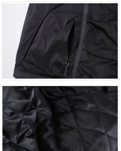 Gilet Utilitaire Ultime d'Hiver -  vêtements technologiques - Gilet d'Hiver Tactique Multifonctionnel avec Poches