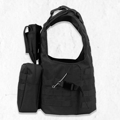 Gilet Utilitaire Urbain Toutes Saisons -  système Molle - Gilet Utilitaire Urbain Tout Temps pour Hommes et Femmes