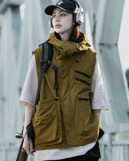 Gilet Utility Tout Temps -  moderne - Gilet Utility Tout Temps avec poches pratiques et confort
