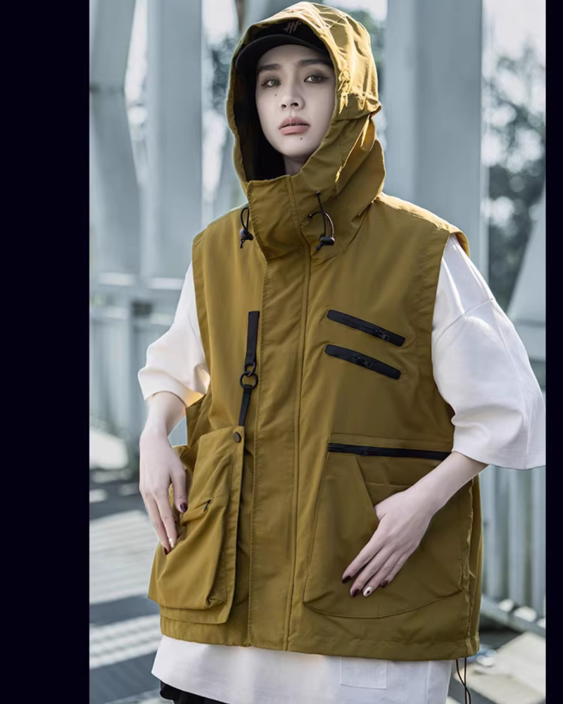 Gilet Utility Tout Temps -  poche - Gilet Utility Tout Temps avec poches pratiques et confort