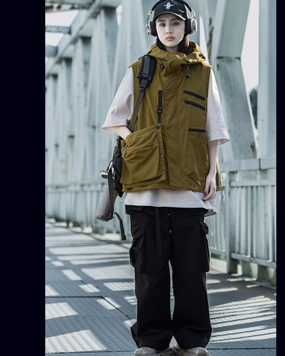Gilet Utility Tout Temps -  polyester - Gilet Utility Tout Temps avec poches pratiques et confort