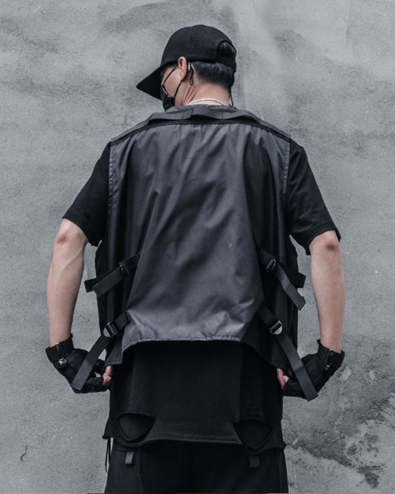 Gilet Zip-Up City Chic -  durable - Gilet Zip-Up City Chic en noir, confortable et durable