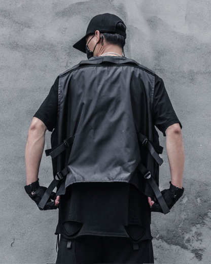 Gilet Zip-Up City Chic -  durable - Gilet Zip-Up City Chic en noir, confortable et durable