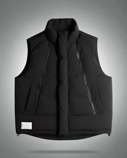 Gilet Zippé en Coton Confortable - gilet - Gilet zippé en coton pour un confort stylé tout l'hiver