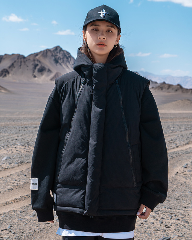 Gilet Zippé en Coton Confortable - gilet - Gilet zippé en coton pour un confort stylé tout l'hiver