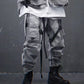Pantalons Techwear Gris Élégants
