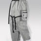 Pantalons Techwear Gris Élégants