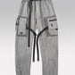 Pantalons Techwear Gris Élégants