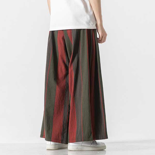 Pantalons Large en Lin Élégants
