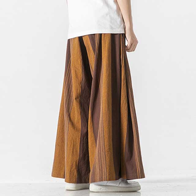 Pantalons Large en Lin Élégants