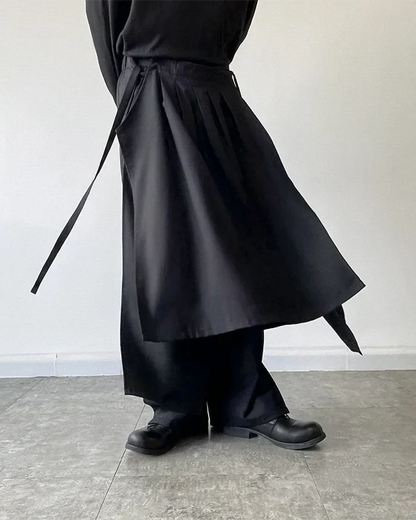 Pantalons Hakama avec Jupe Détachable