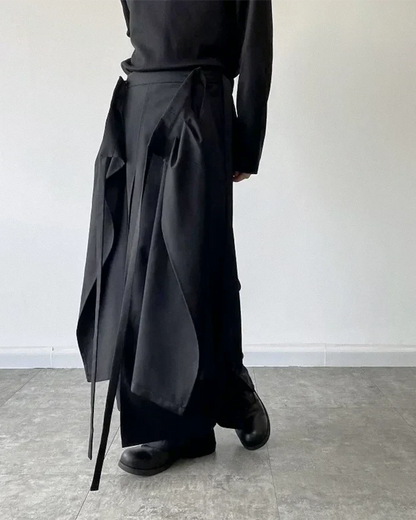 Pantalons Hakama avec Jupe Détachable