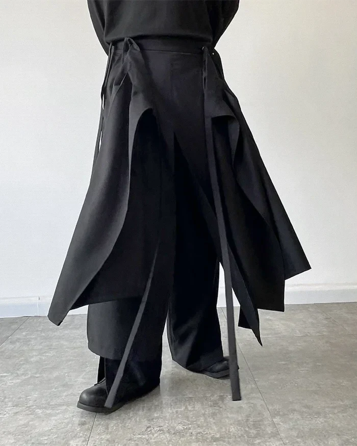 Pantalons Hakama avec Jupe Détachable