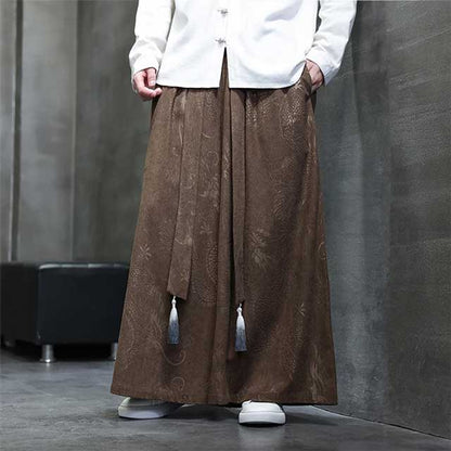 Pantalons Style Hakama Élégants