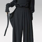 Pantalon Hakama Noir Élégant