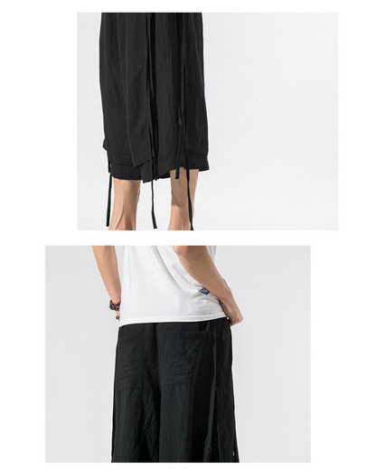 Hakama Urbaine Chic Courte -  confortable - Hakama Urbaine Chic Courte pour un style moderne