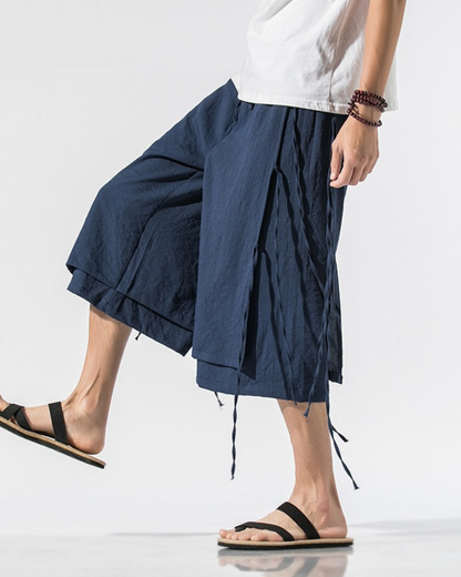 Hakama Urbaine Chic Courte -  style moderne - Hakama Urbaine Chic Courte pour un style moderne