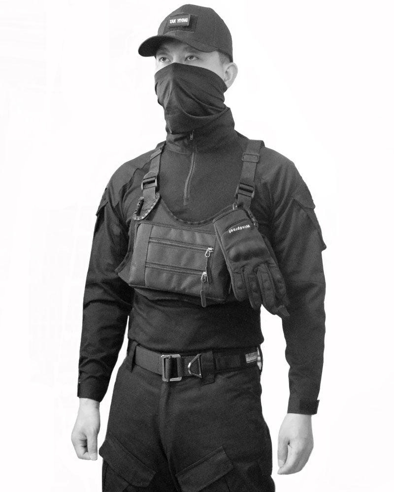 Harnais de poitrine tactique adaptable -  bandoulière ajustable - Harnais de poitrine tactique adaptable pour vos activités