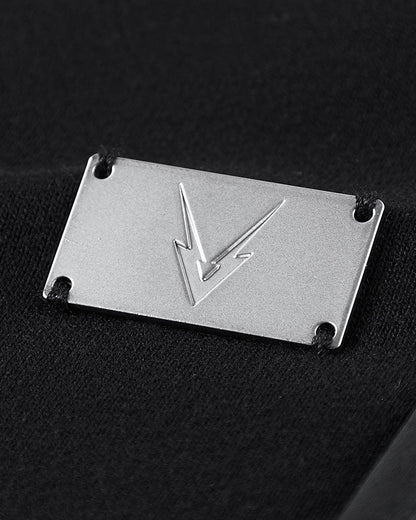 Haut à Capuche Tech Patchwork Dynamique -  durable - Haut à Capuche Techwear Confortable et Stylé