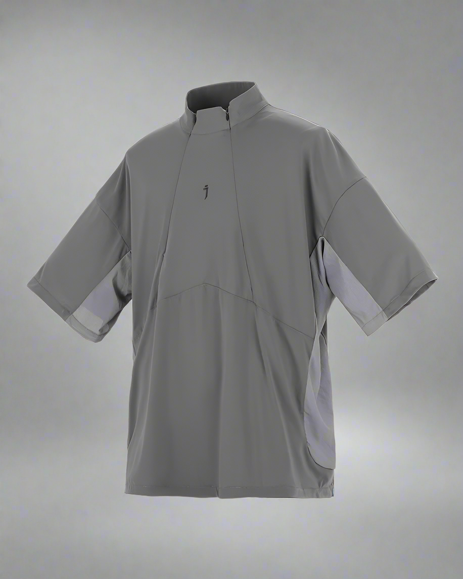 Haut Chic avec Col Zippé - t-shirt avec col zippé - Haut Chic avec Col Zippé pour un Style Décontracté