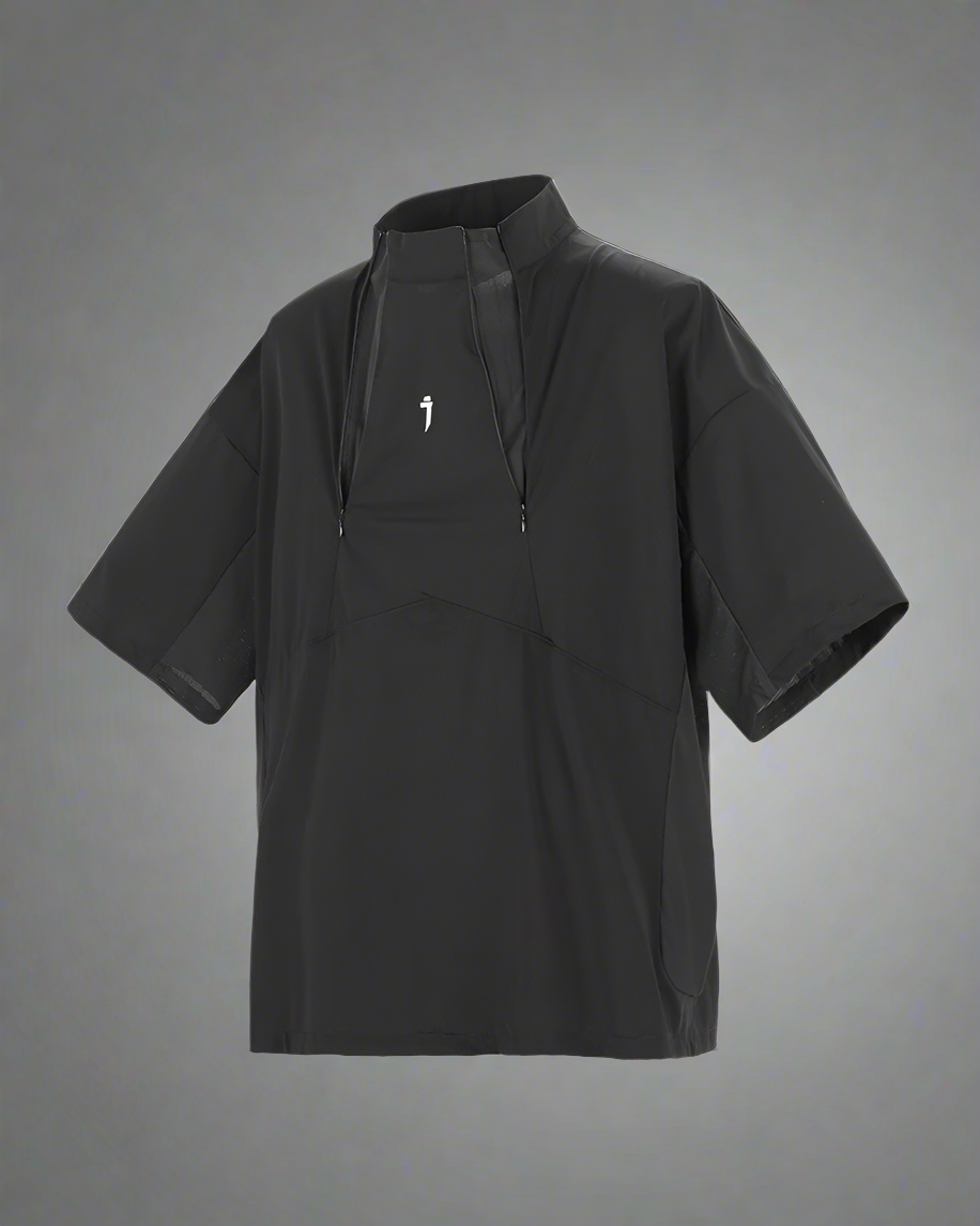 Haut Chic avec Col Zippé - t-shirt - Haut Chic avec Col Zippé pour un Style Décontracté