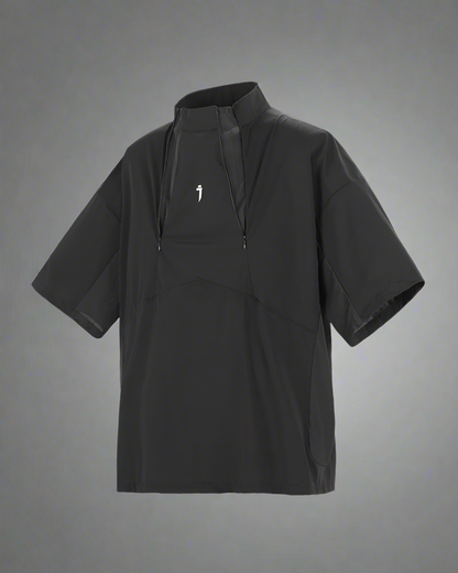 Haut Chic avec Col Zippé - t-shirt - Haut Chic avec Col Zippé pour un Style Décontracté