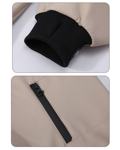 Haut de Ski Douillet à Col Montant -  pull de ski chaud - Haut de Ski Douillet avec Col Montant et Isolation