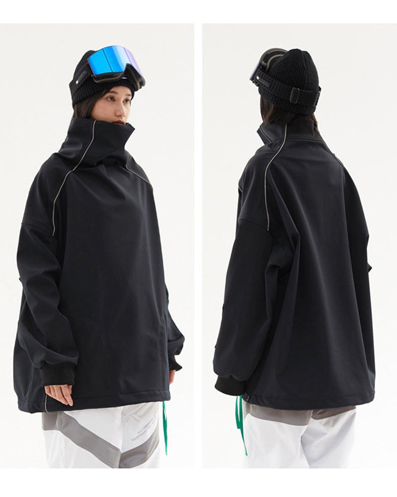 Haut de Ski Douillet à Col Montant -  sports d'hiver - Haut de Ski Douillet avec Col Montant et Isolation