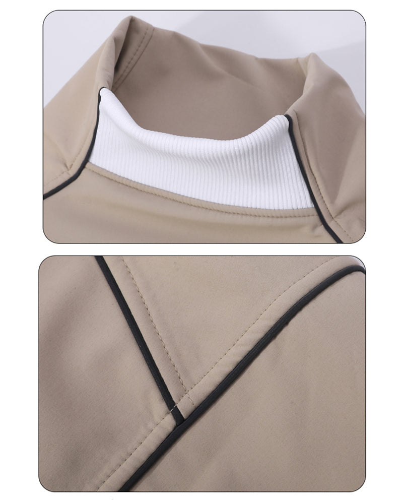 Haut de Ski Douillet à Col Montant -  veste hiver imperméable - Haut de Ski Douillet avec Col Montant et Isolation