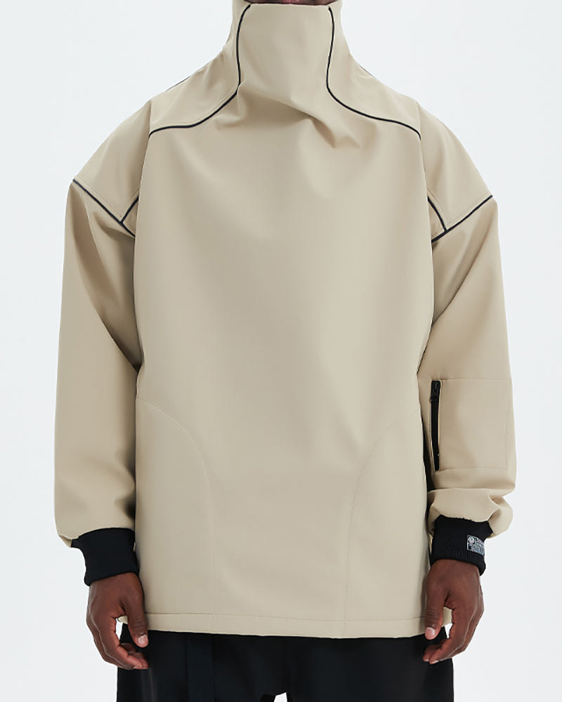 Haut de Ski Douillet à Col Montant -  veste imperméable - Haut de Ski Douillet avec Col Montant et Isolation