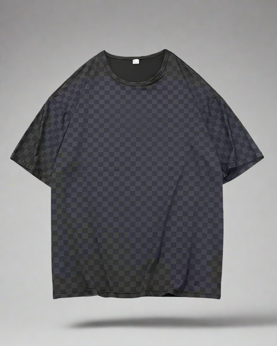 Haut d'été à motif damier élégant - haut d'été - Haut d'été à motif damier léger et confortable