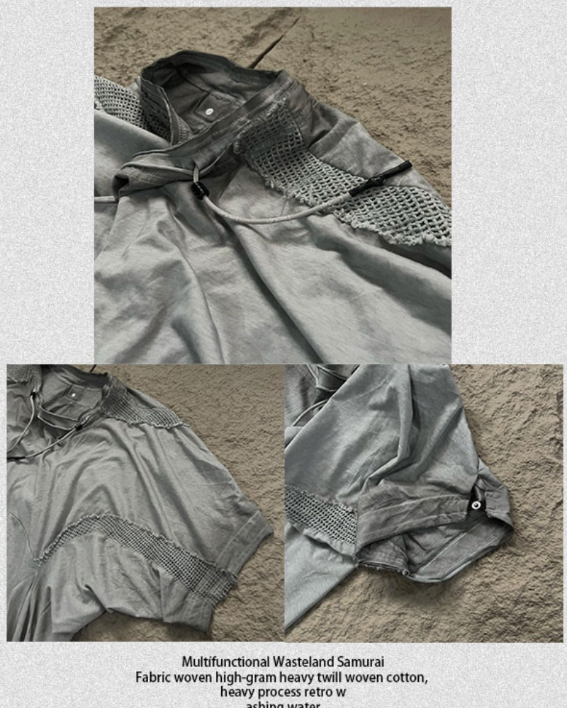 Haut Quick-Dry Chill Breeze -  mode cyberpunk - Haut Quick-Dry Chill Breeze en coton pour un look tendance