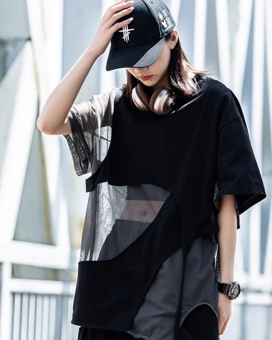 Haut Tissé Creux Tendance - haut tissé tendance - Haut Tissé Creux au Style Urbain et Confortable
