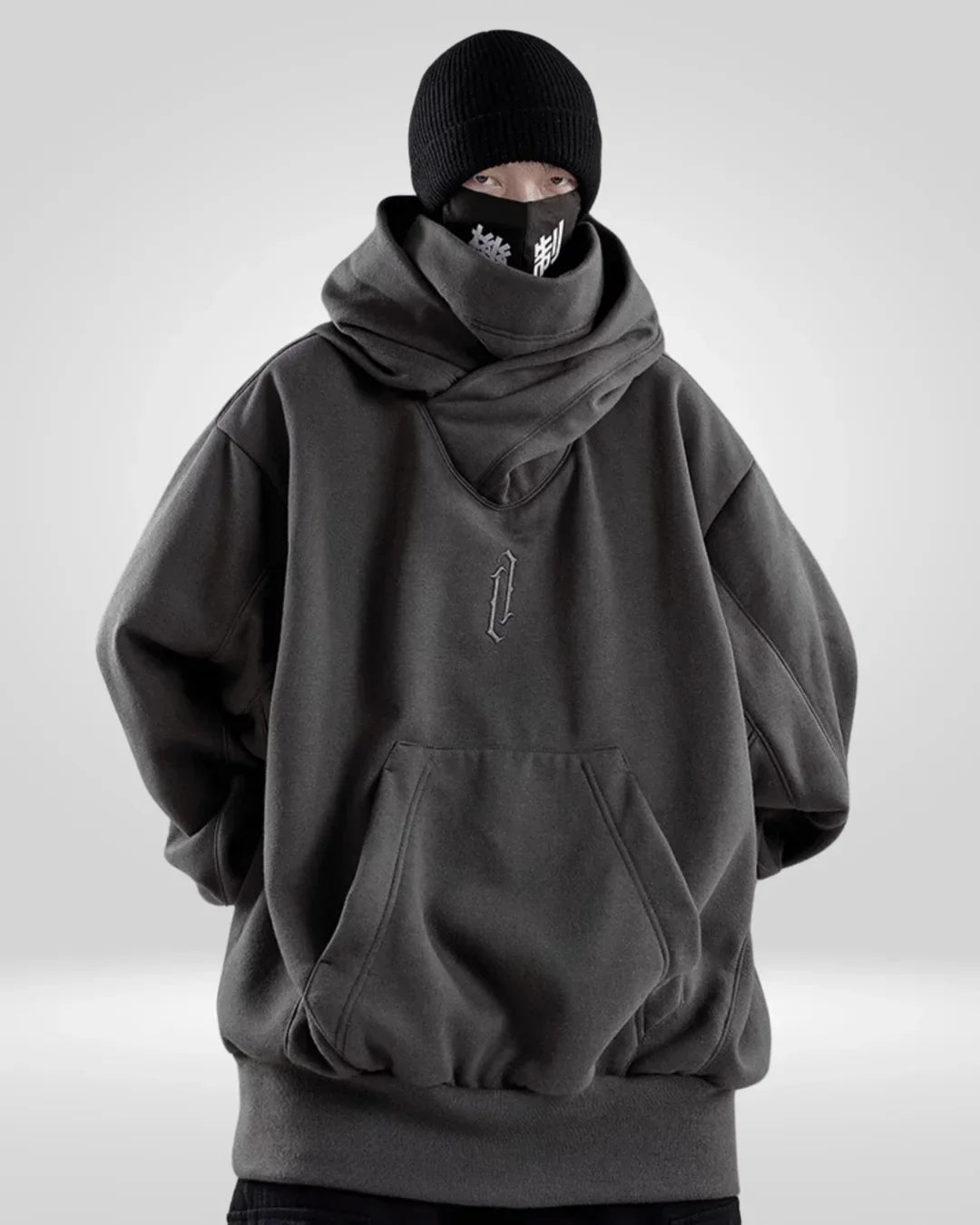 Hoodie Col Roulé Chic et Confortable - hoodie élégant - Hoodie Col Roulé Chic et Confortable pour l'Hiver