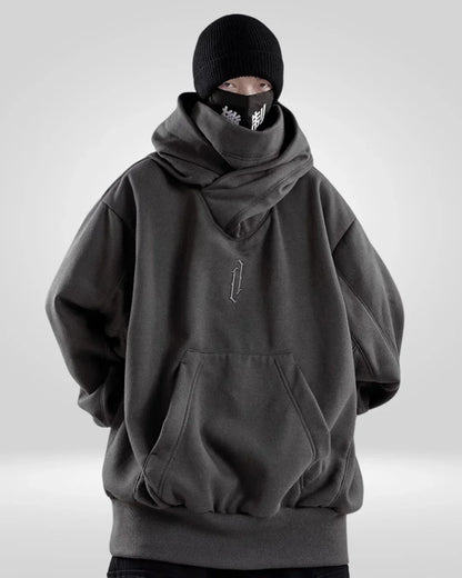 Hoodie Col Roulé Chic et Confortable - hoodie élégant - Hoodie Col Roulé Chic et Confortable pour l'Hiver